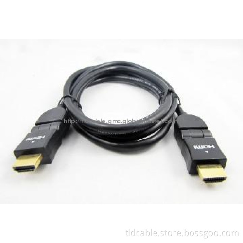 180 Degree Rotary HDMI Cable Support 1080p & Ture HD Resolution